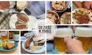 Co zjeść w Pradze? Burgery, pizze, tatara, kiełbaski, smażony ser i oczywiście czeskie piwo.