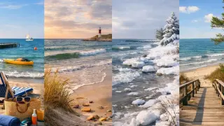 Niezależnie od pory roku, każdy weekend nad morzem to wspaniała przygoda. Od letniego relaksu po zimowe krajobrazy, morze zawsze zachwyca.