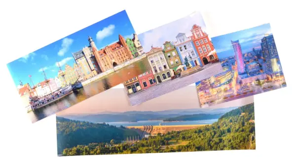 Wybierz się na city break! Zdjęcia pokazują Gdańsk, Wrocław, Poznań i malowniczą zaporę.