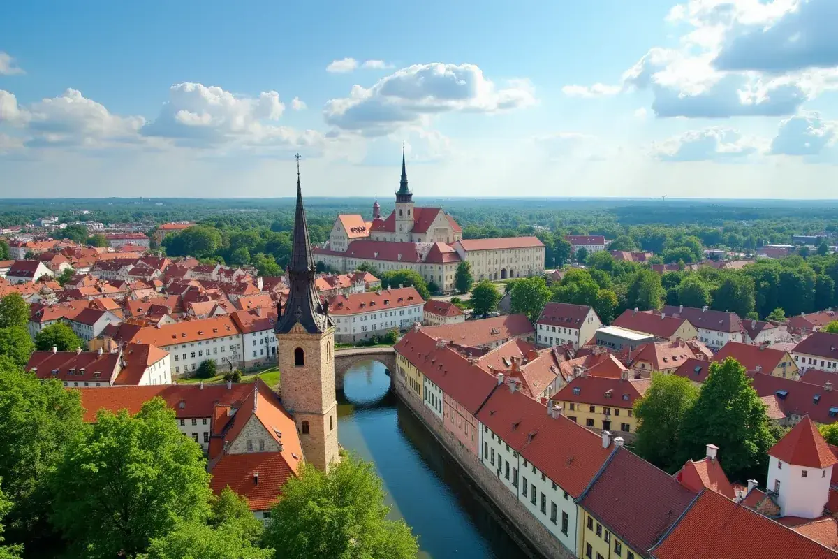Malownicze miasteczko z kanałem i kościołami, idealne na jednodniowy wypad. Ciekawe miejsca w Polsce czekają!