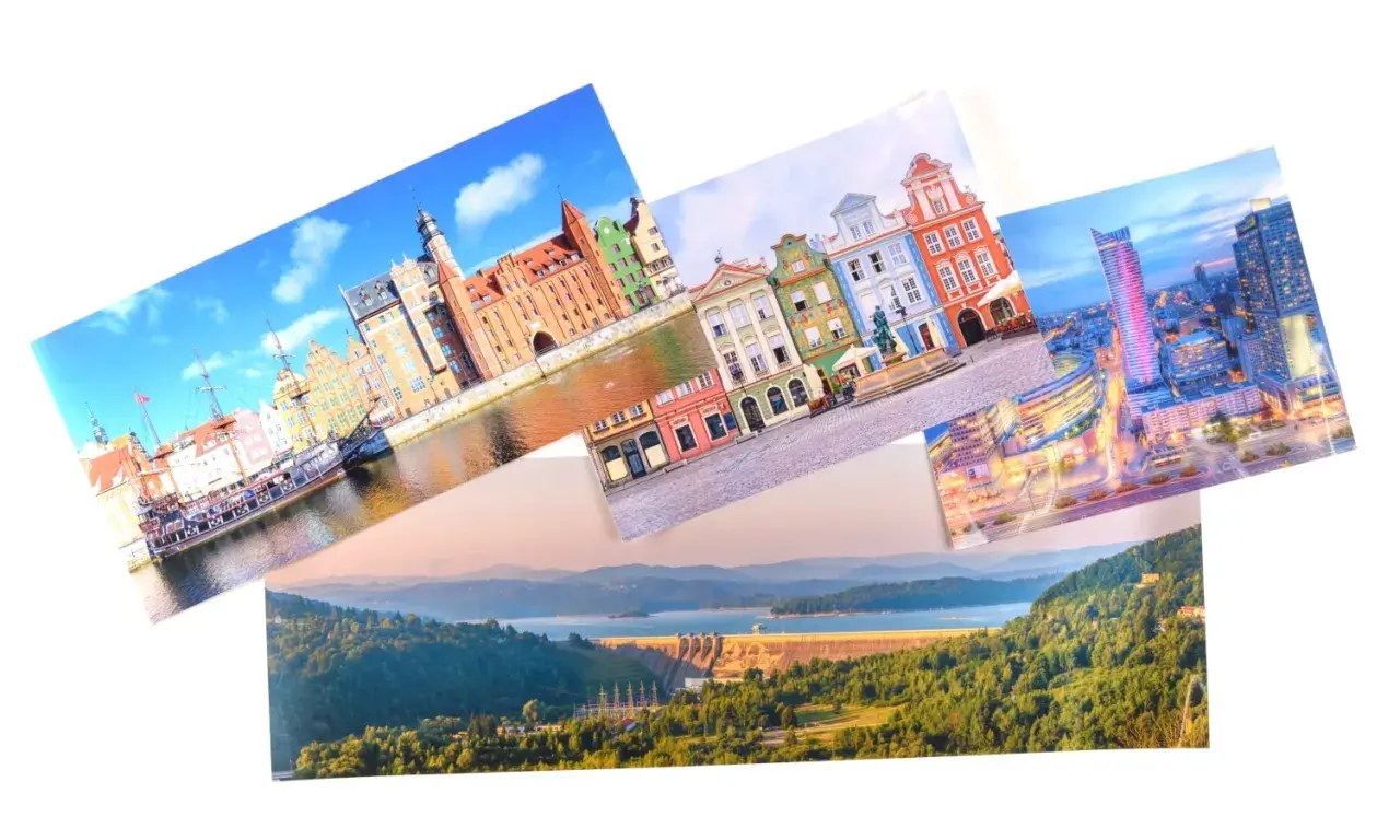 Wybierz się na city break! Zdjęcia pokazują Gdańsk, Wrocław, Poznań i malowniczą zaporę.