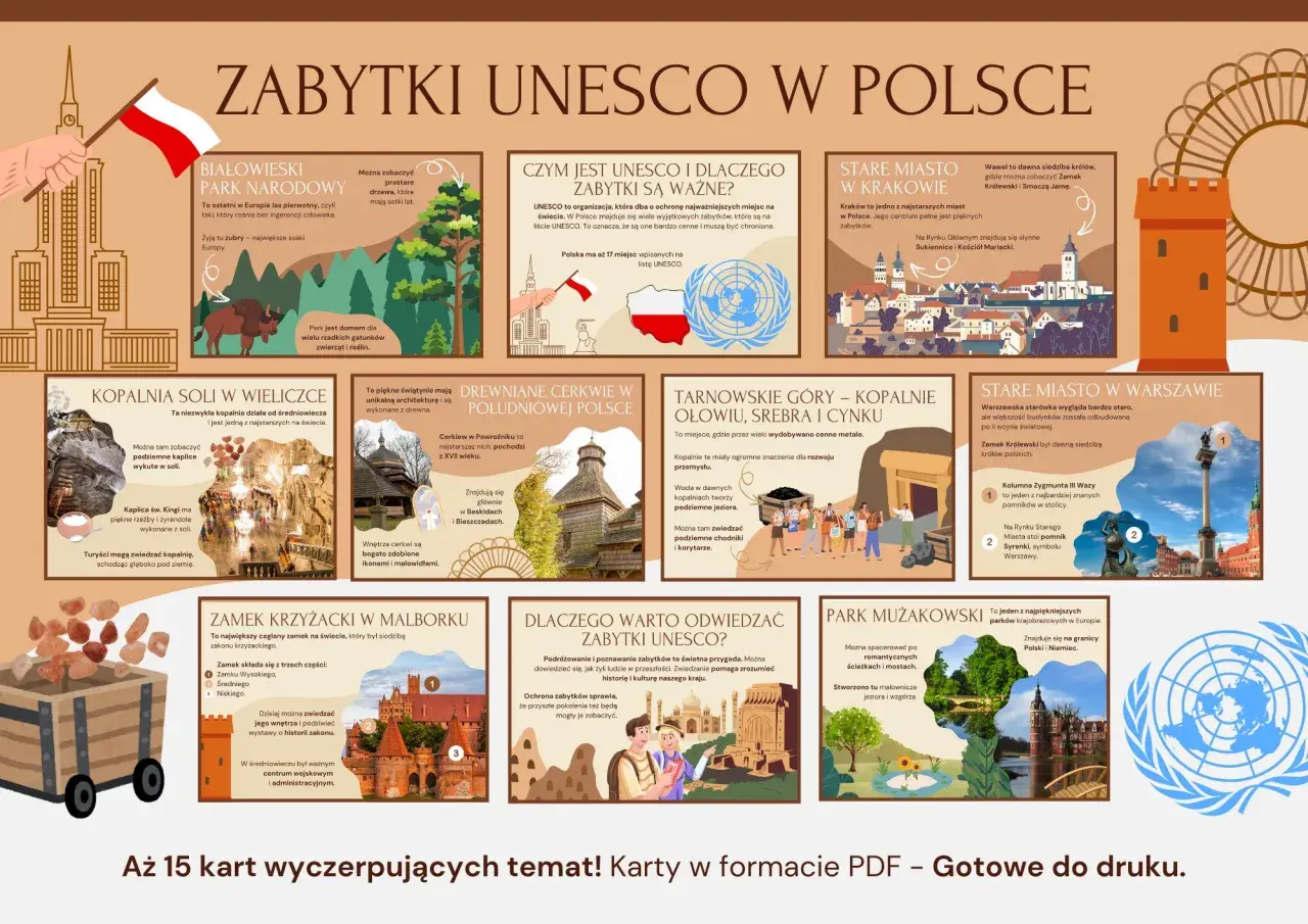 Zabytki UNESCO w Polsce: od Białowieży po kopalnie. Poznaj skarby Polski, które chroni UNESCO.